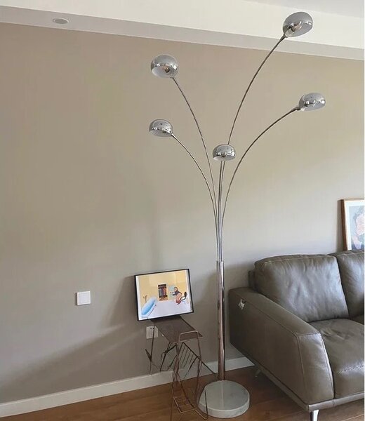 Luxury 5 heads decorative lamp for rooms