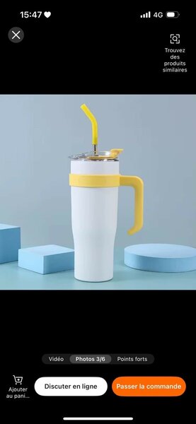 Gourdes Isothermes avec Paille