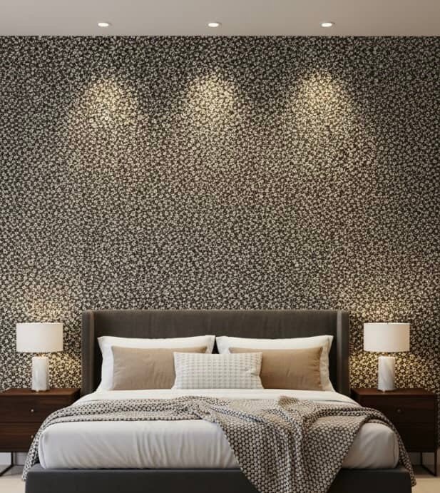 Papier peint floral moderne chic