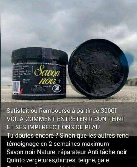 Savon Noir Réparateur Naturel