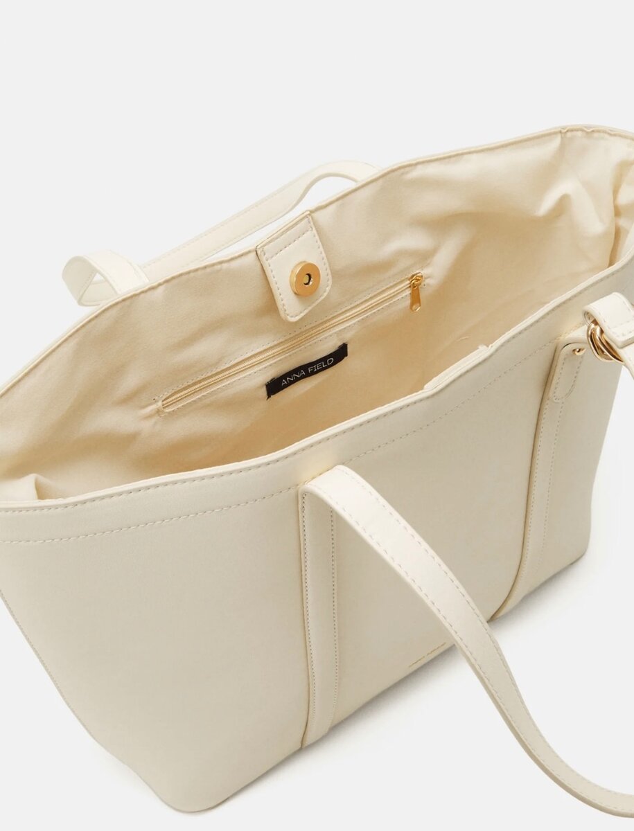 Sac cabas en cuir ANNA FIELD