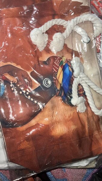 Sac cabas imprimé tendance