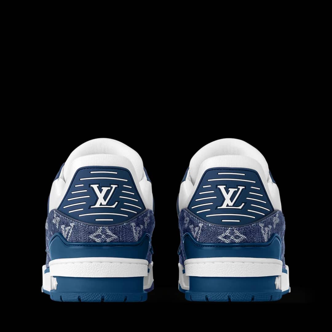 Baskets Homme Luxe Bleu Blanc