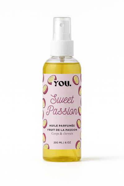 Huile parfumée au fruit de la passion corps & cheveux