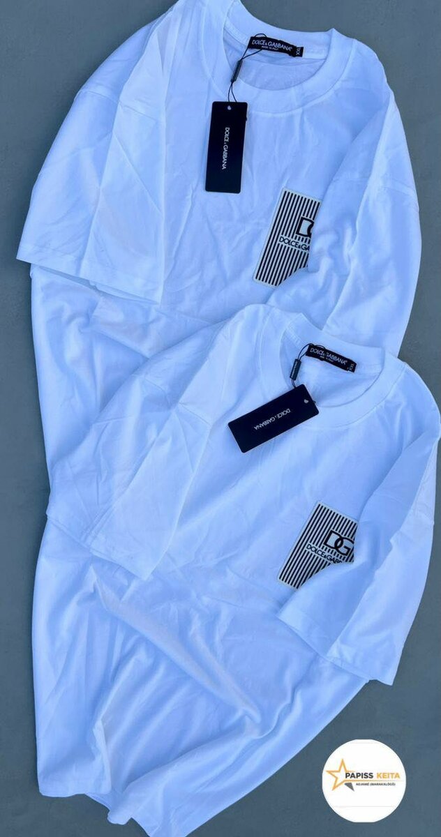 T-shirt unisexe à poche rayée