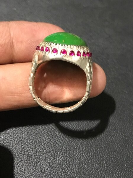 Ring chandi stone irani froza