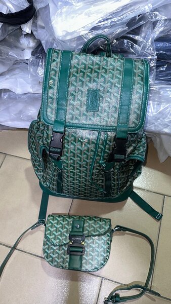 Sac à dos élégant vert