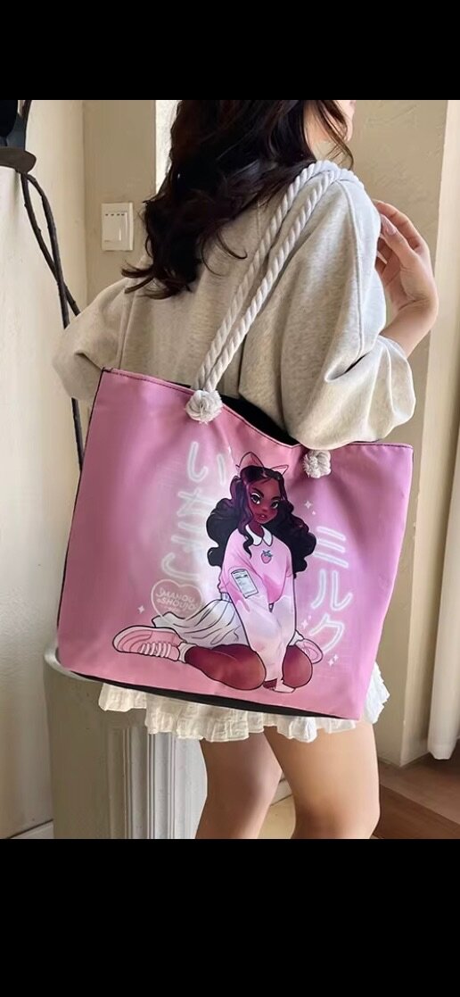 Sac fourre-tout en toile design