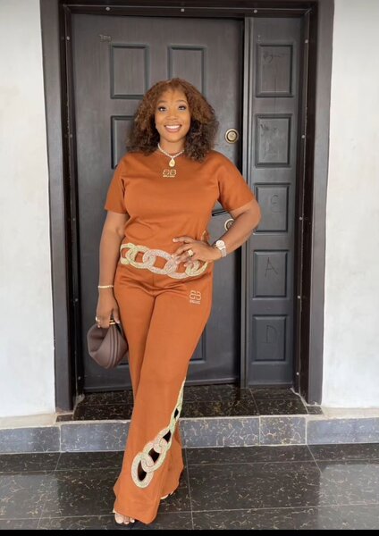 Ensemble chic marron