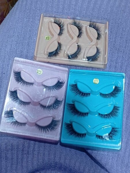 Faux cils volumineux 3 paires