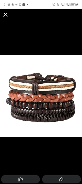 Bracelet en cuir tendance