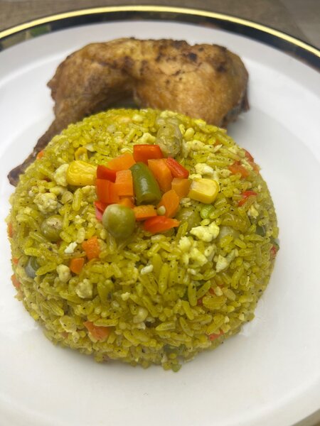 RIZ CANTONAIS + POULET FRIT