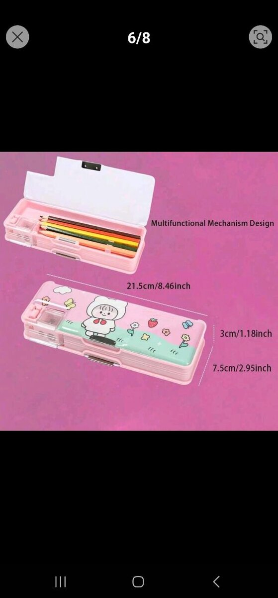 Multi function pencil box