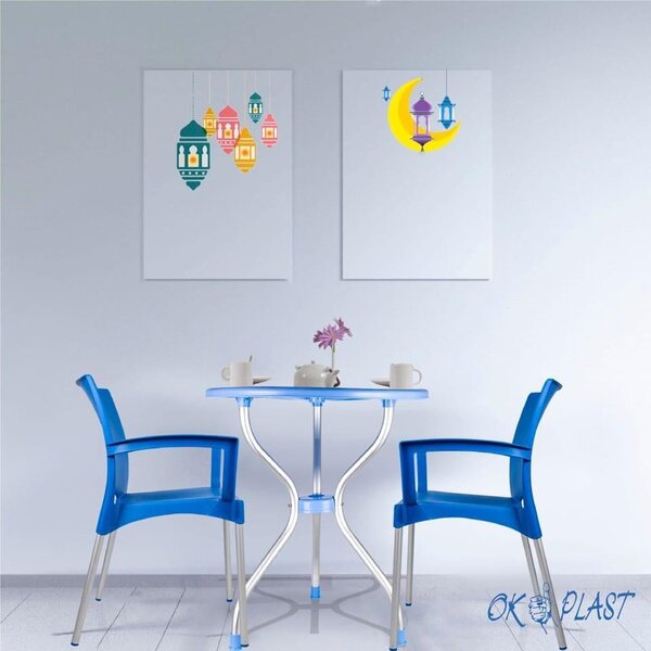 Table terrasse et 2 chaises