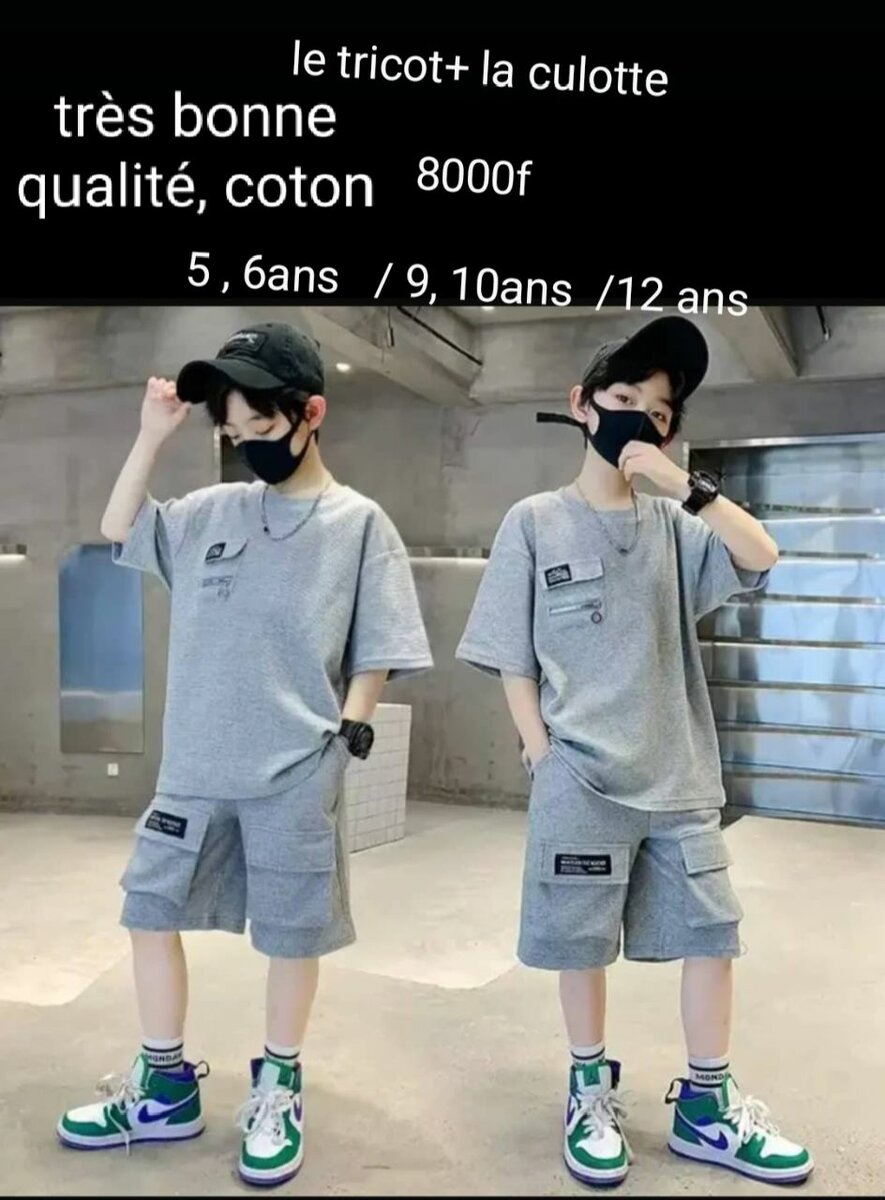 Ensemble Enfant Coton Stylé