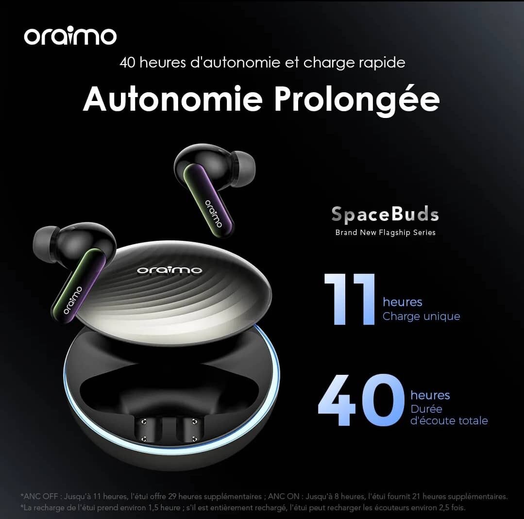 Écouteurs Oraimo SpaceBuds