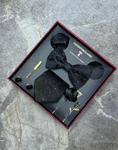 Coffret de cravate et nœud papillon