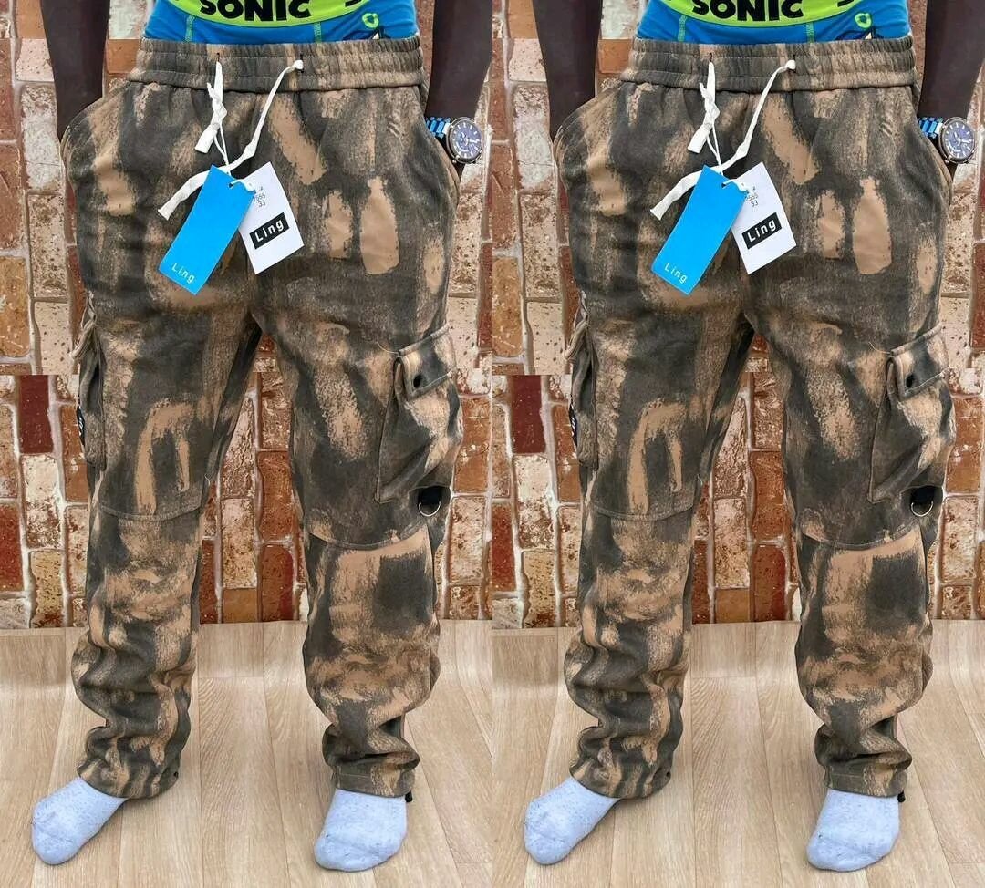 Pantalons Cargo Multicolores Homme