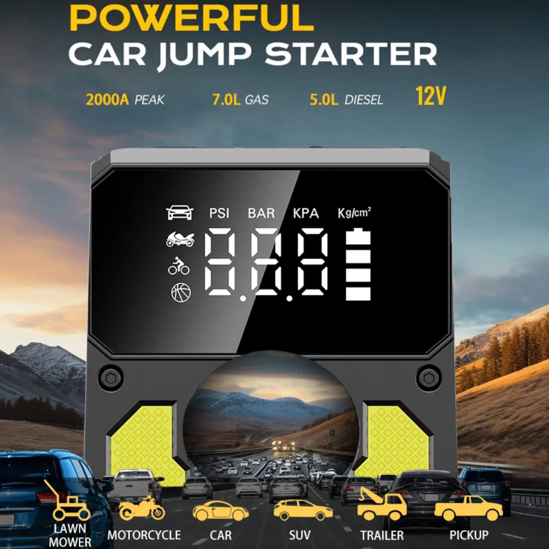 Démarreur Boost Batterie Voiture Puissant