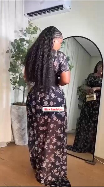 Robe longue fleurie élégante