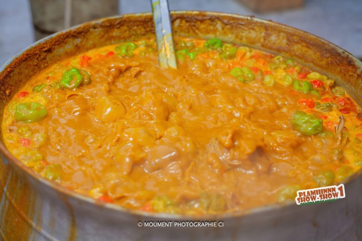 Sauce graine avec placali