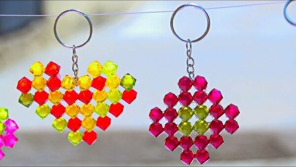 Fancy beaded Keyholder