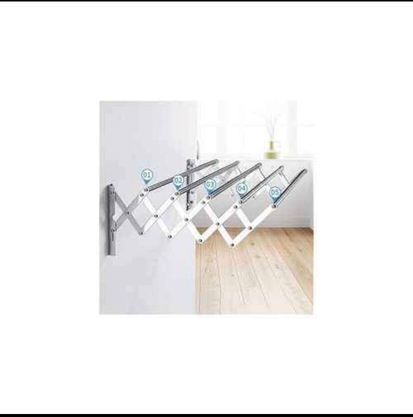 Sèche à linge mural rétractabl