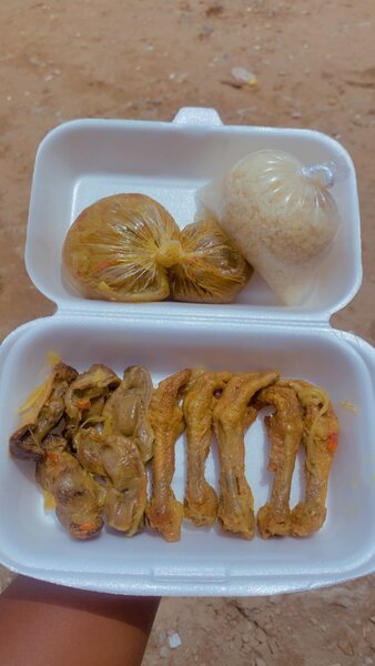 Mélange patte et gesier