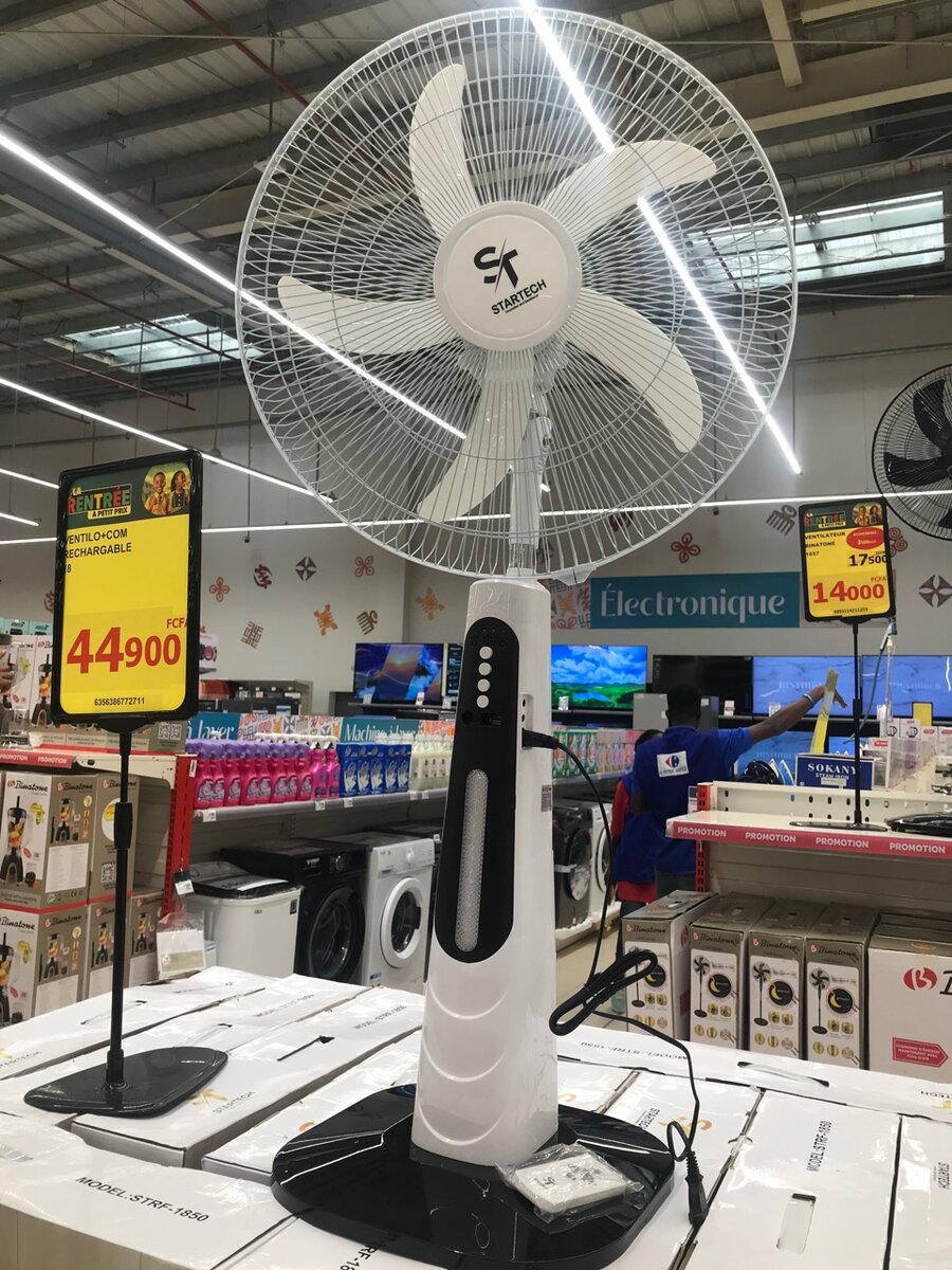 Ventilateur rechargeable 18” StarTech