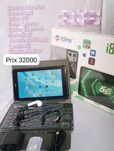 tablette éducative pour enfants noir