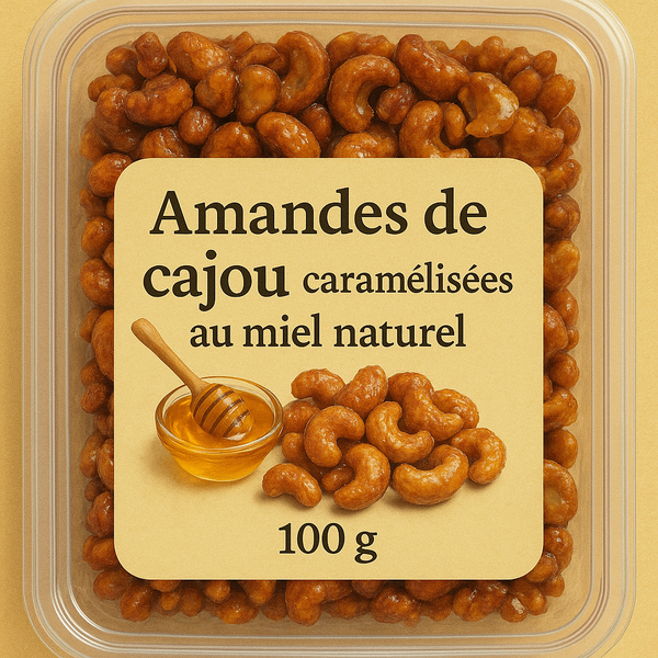 Noix de cajou au miel 200g