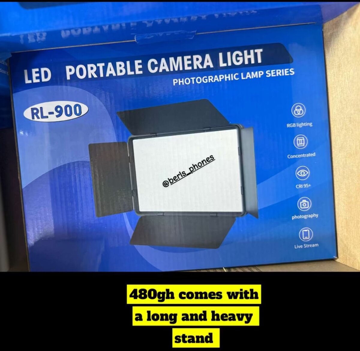 High quality LED Portable camera light