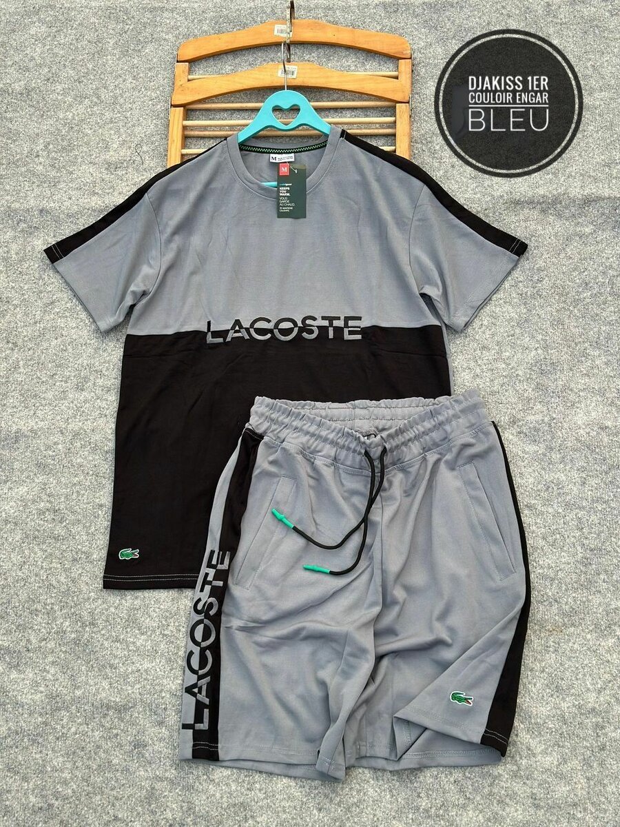 Ensemble complet cuilotre lacoste pour homme