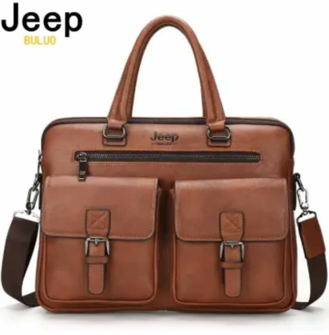 Sacoche en cuir Jeep élégante