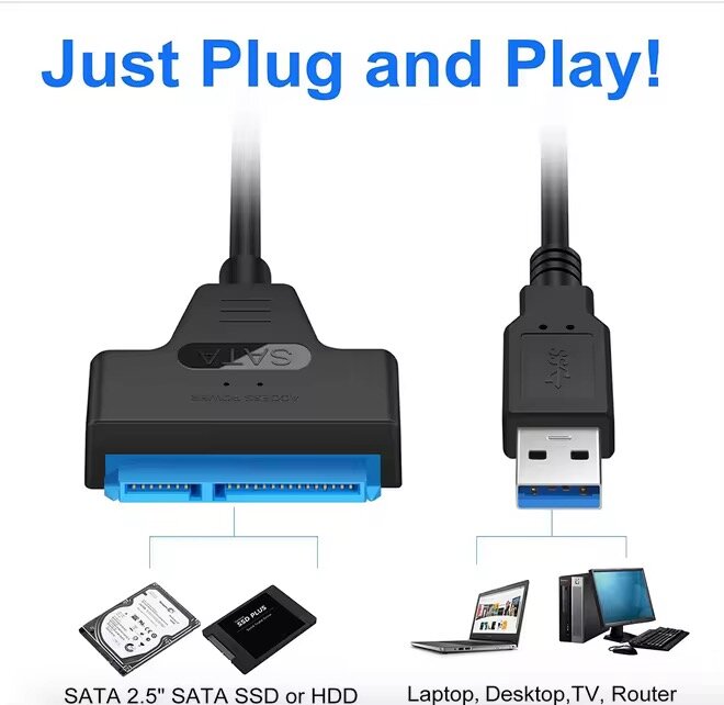 Adaptateur USB SATA pour SSD