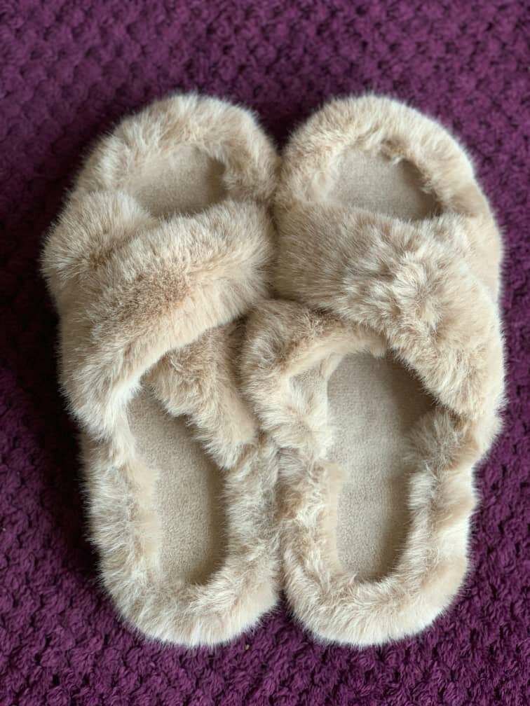 Fuzzy slippers
