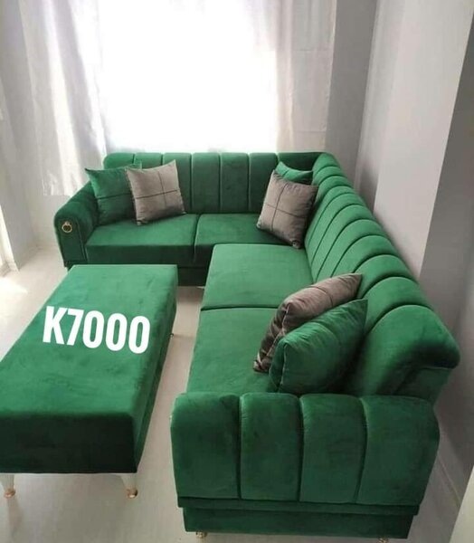 Beautiful and soft green sofa