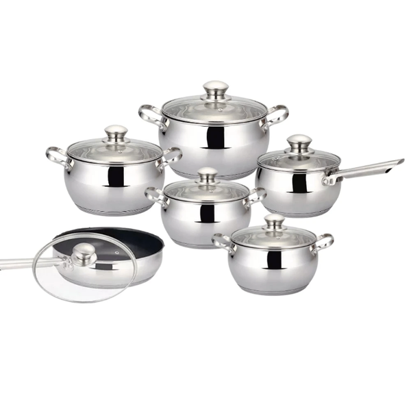 Ensemble de Casseroles en Acier Inoxydable