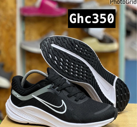 black sneakers