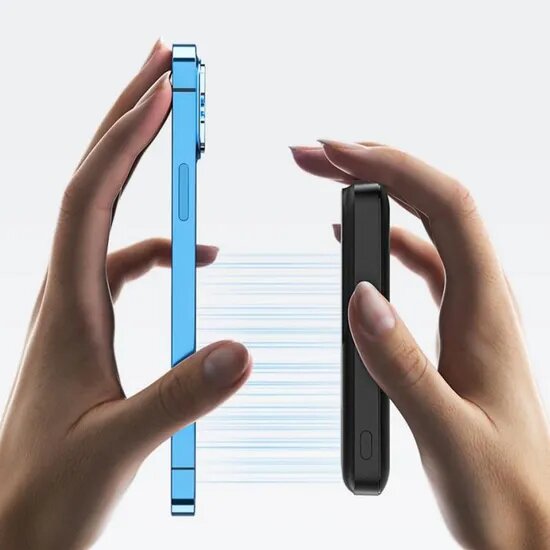 ASPOR A327 10000mAh Wireless Power Bank with Built-in Cables