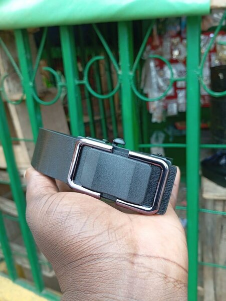 Ceinture Homme en Cuir Noir