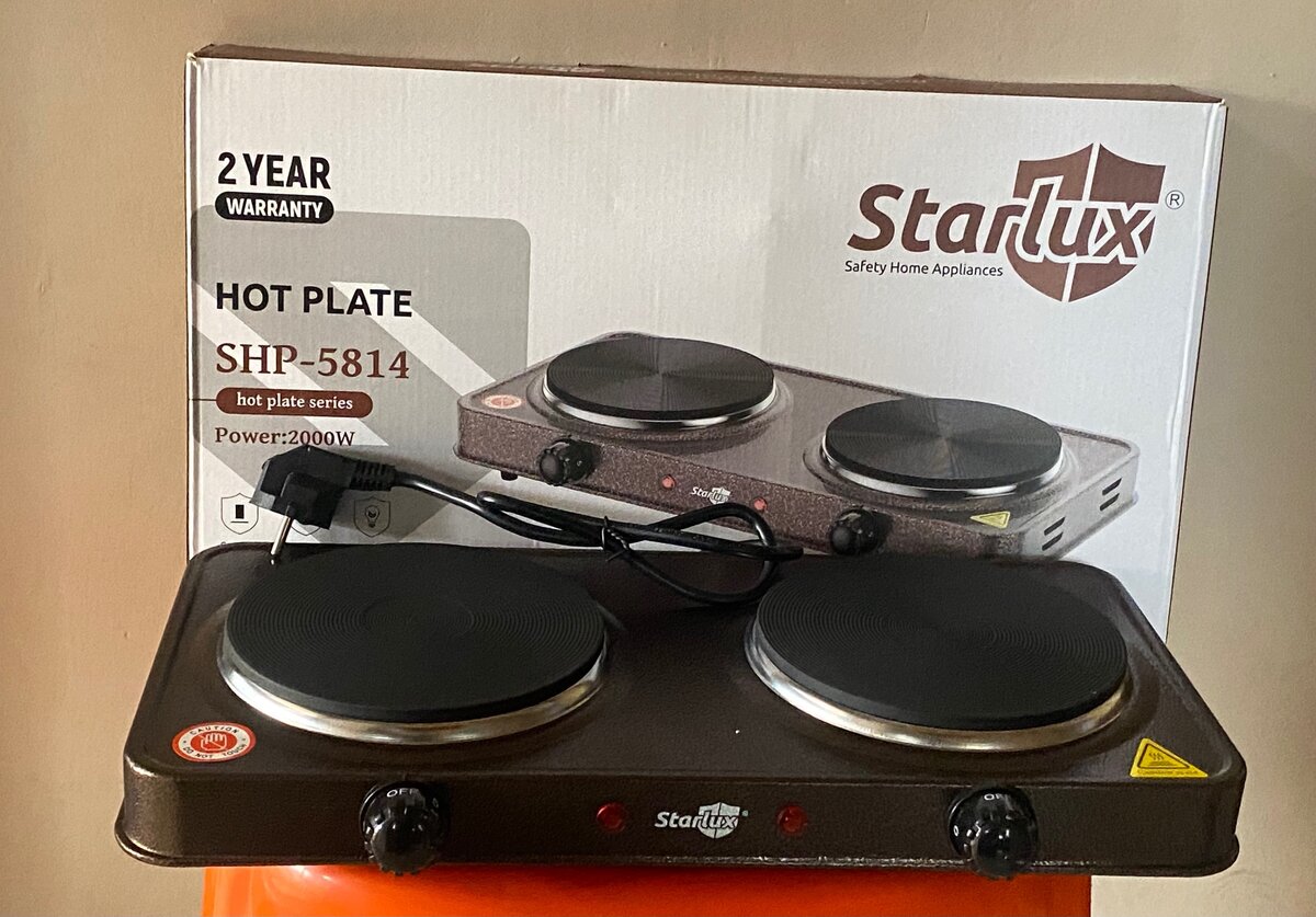 Starlux Electric Double Hot Plate 2000W