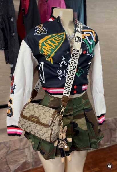 Ladies skirt and top