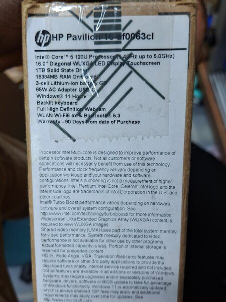 Ordinateur Portable HP 16”