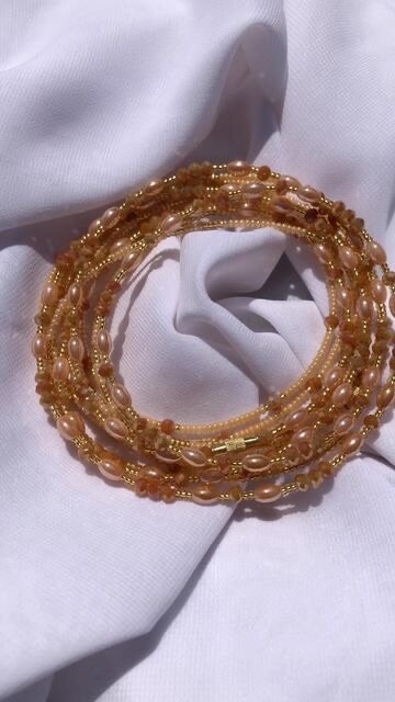 Glow in the dark waist beads