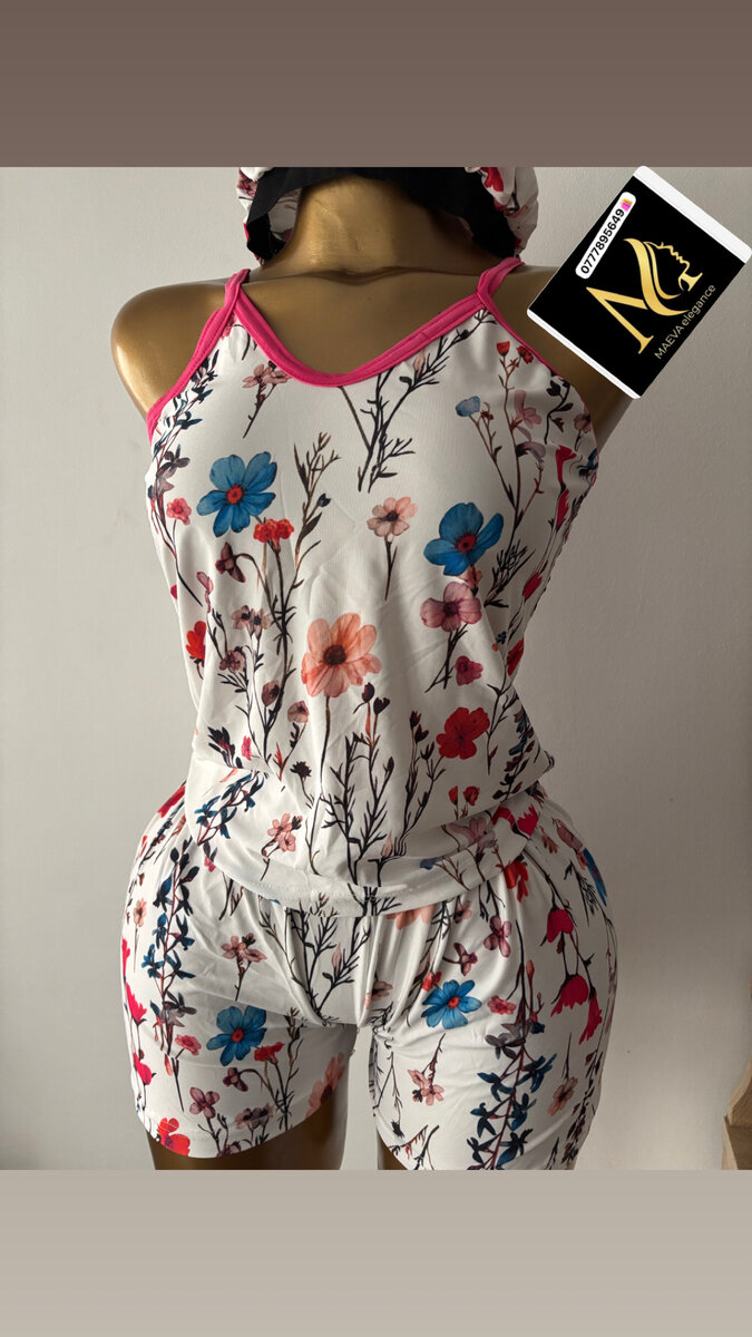 Pyjama d'été coloré pour femmes