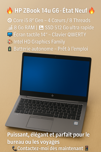 HP ZBook 14u G6 Neuf