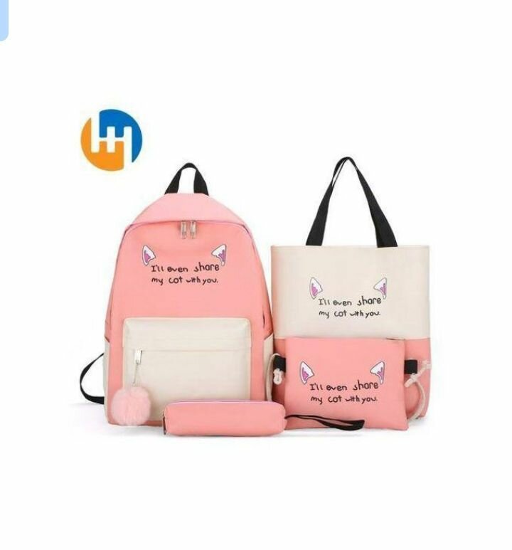 Set de sacs chat mignon