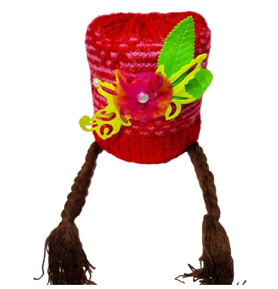 WINTER WOOLEN BEAUTYFUL AND TRENDY CAP FOR BABY GIRLS 1 PIECE