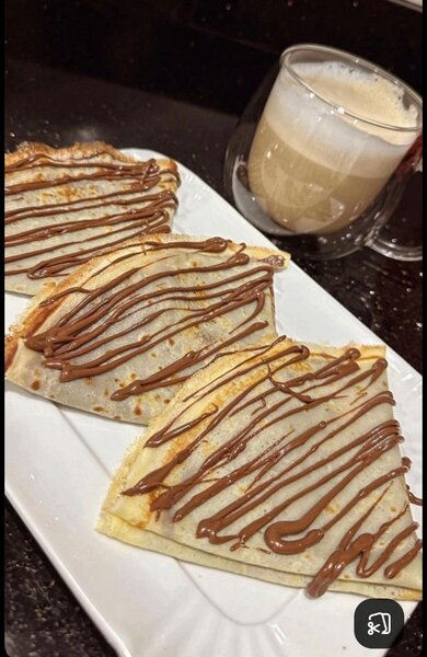 Crêpes au chocolat
